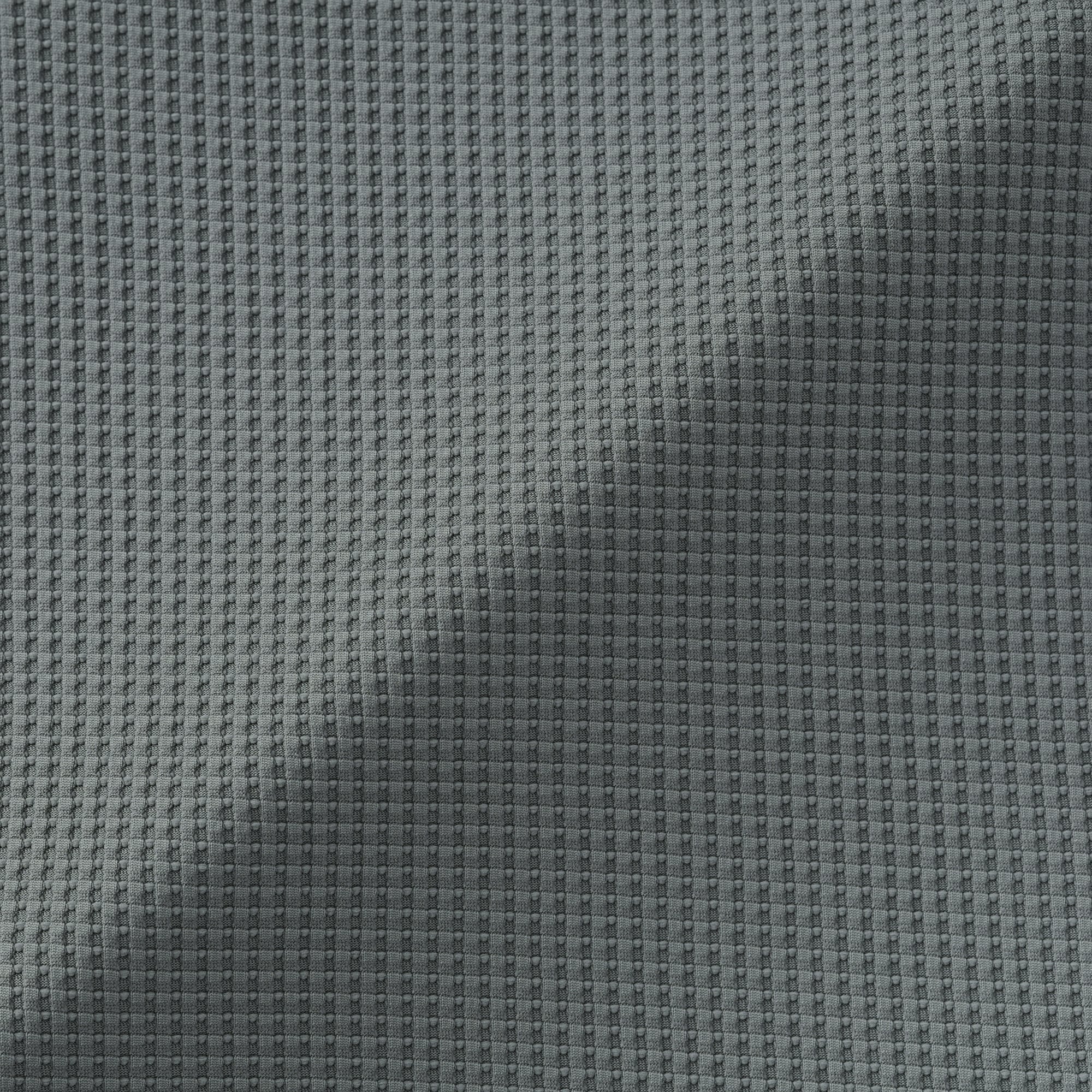 紳士　ＵＶカット乾きやすいワッフルヘンリーネック半袖Ｔシャツ