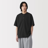 紳士　ＵＶカット乾きやすいワッフルヘンリーネック半袖Ｔシャツ