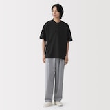 紳士　ＵＶカット乾きやすいワッフルヘンリーネック半袖Ｔシャツ