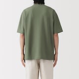 紳士　ＵＶカット乾きやすいワッフルヘンリーネック半袖Ｔシャツ