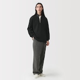 紳士　洗いざらし太番手長袖ラガーシャツ