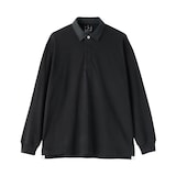 紳士　洗いざらし太番手長袖ラガーシャツ