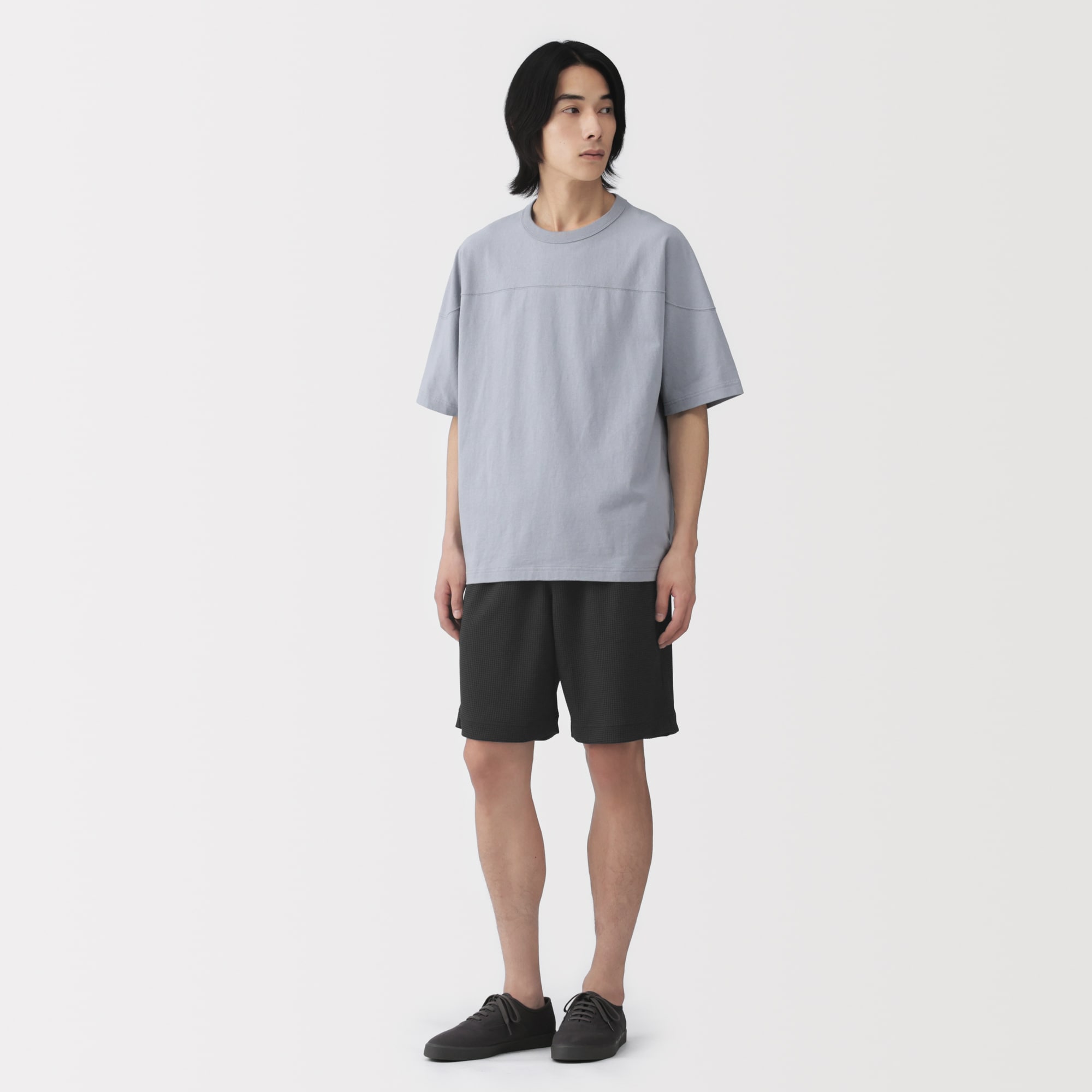 紳士 UVカット乾きやすいワッフルショートパンツ | 無印良品