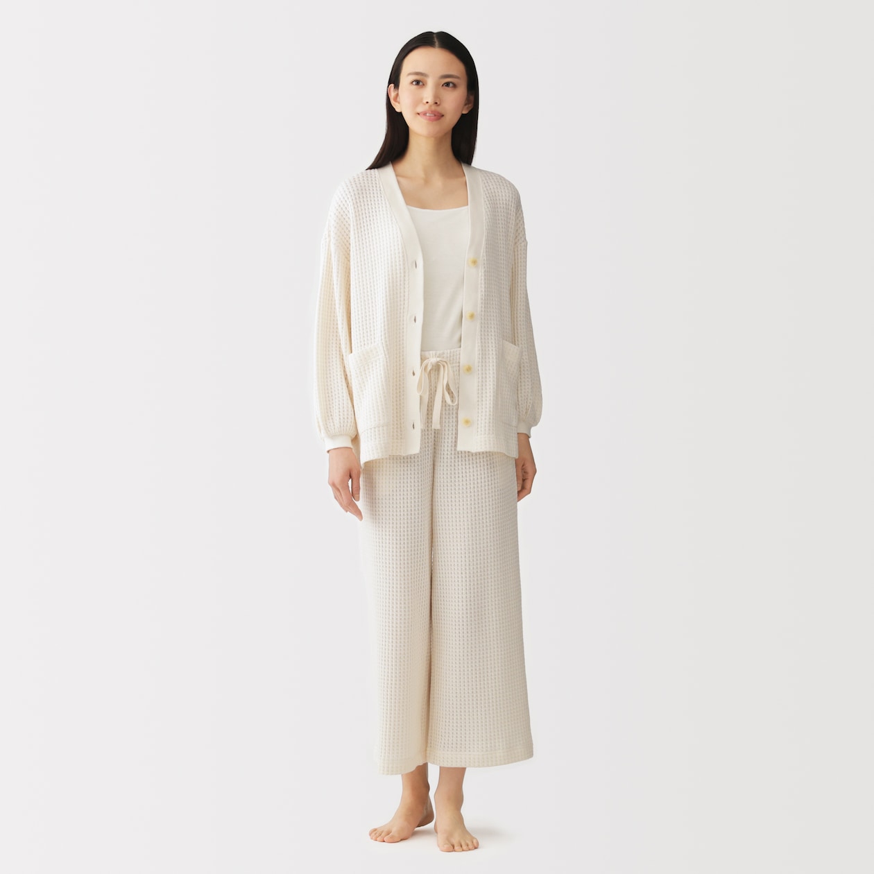 婦人　コットンストレッチブラキャミソール