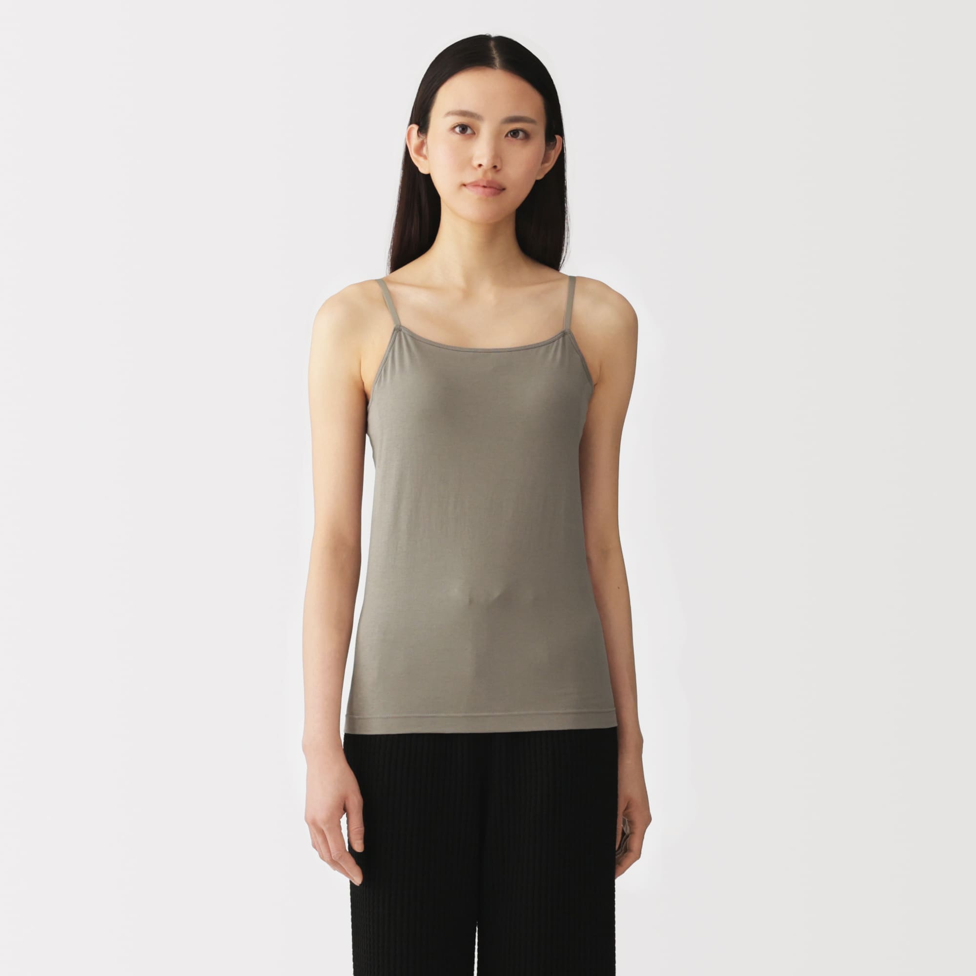 婦人　コットンストレッチブラキャミソール