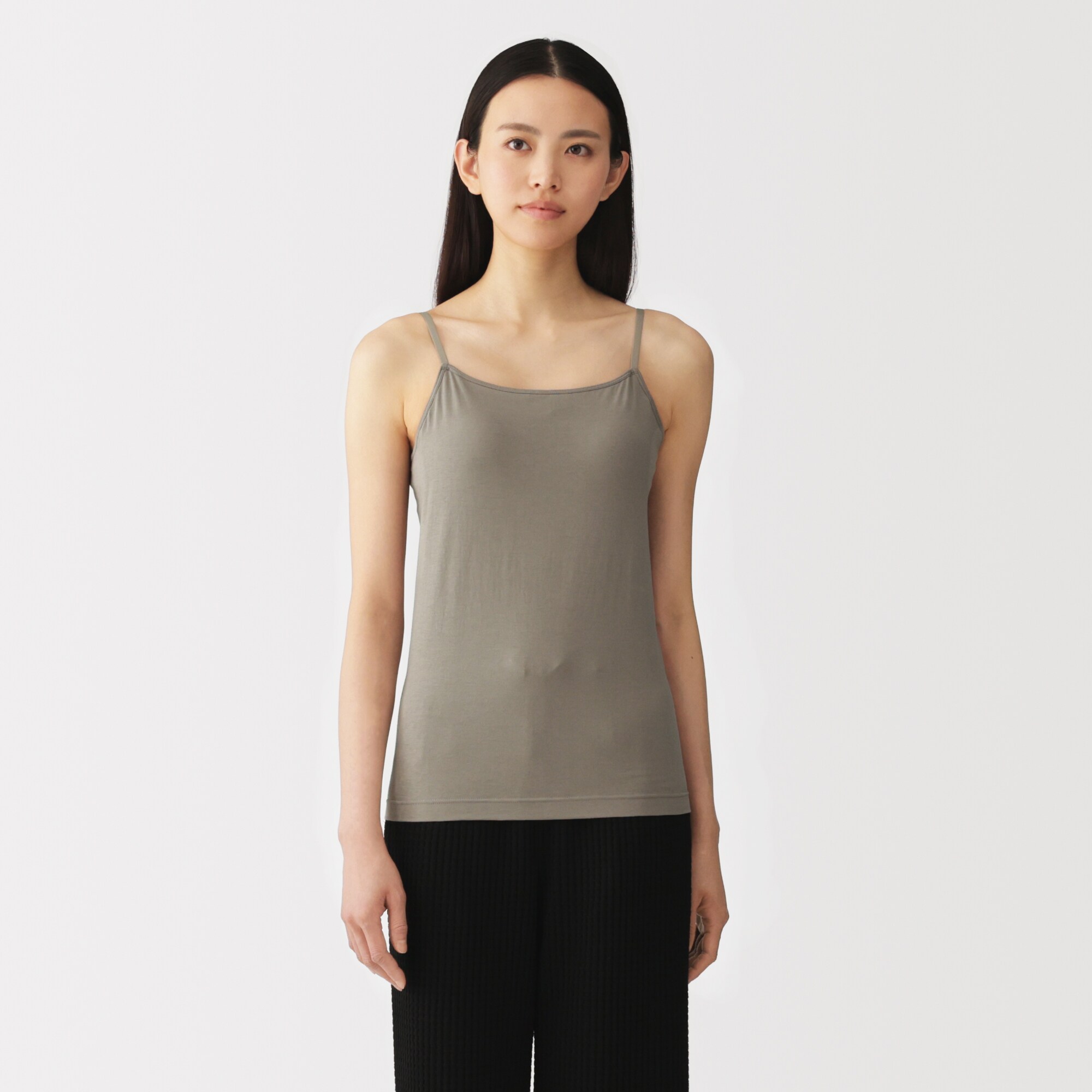 婦人　コットンストレッチブラキャミソール