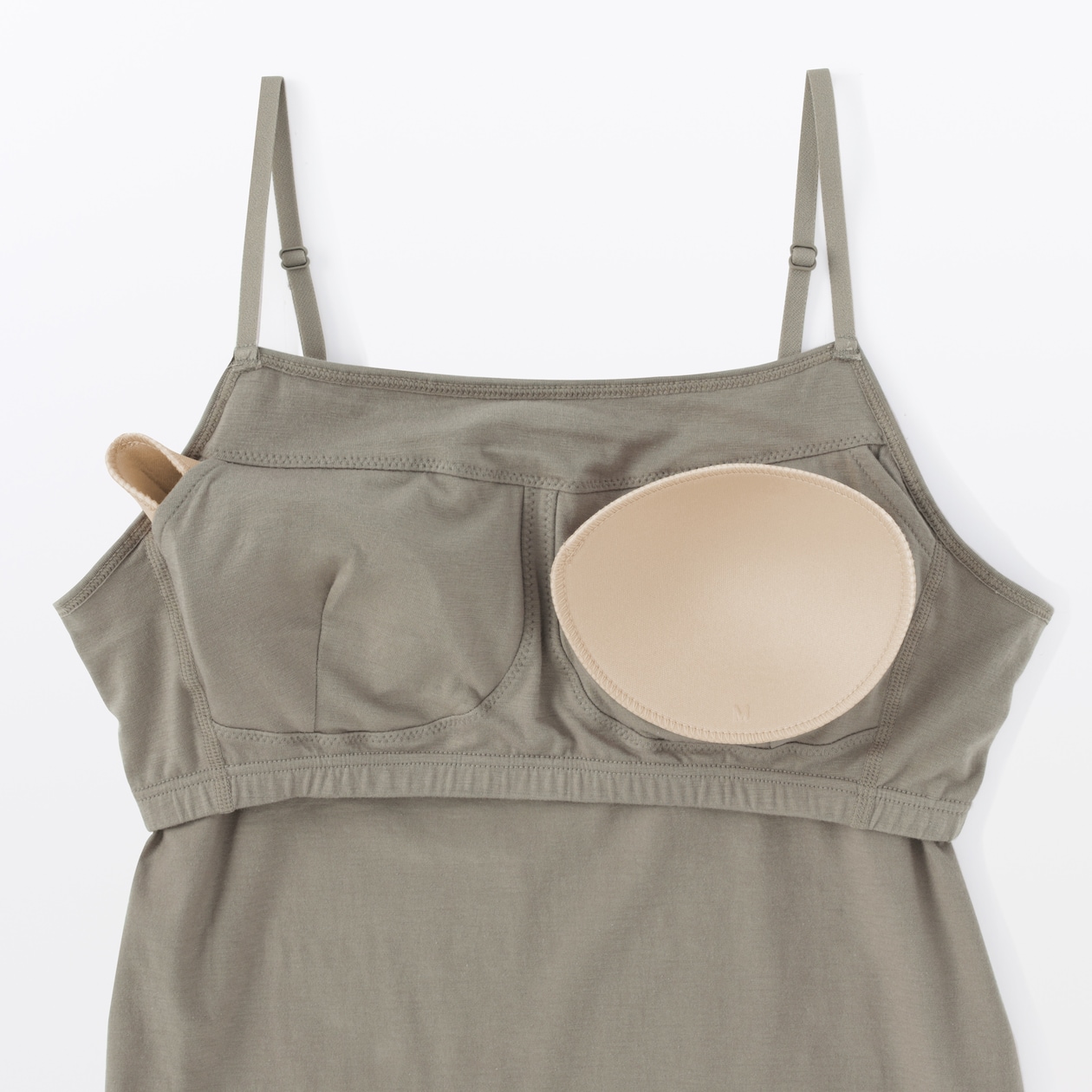 婦人　コットンストレッチブラキャミソール