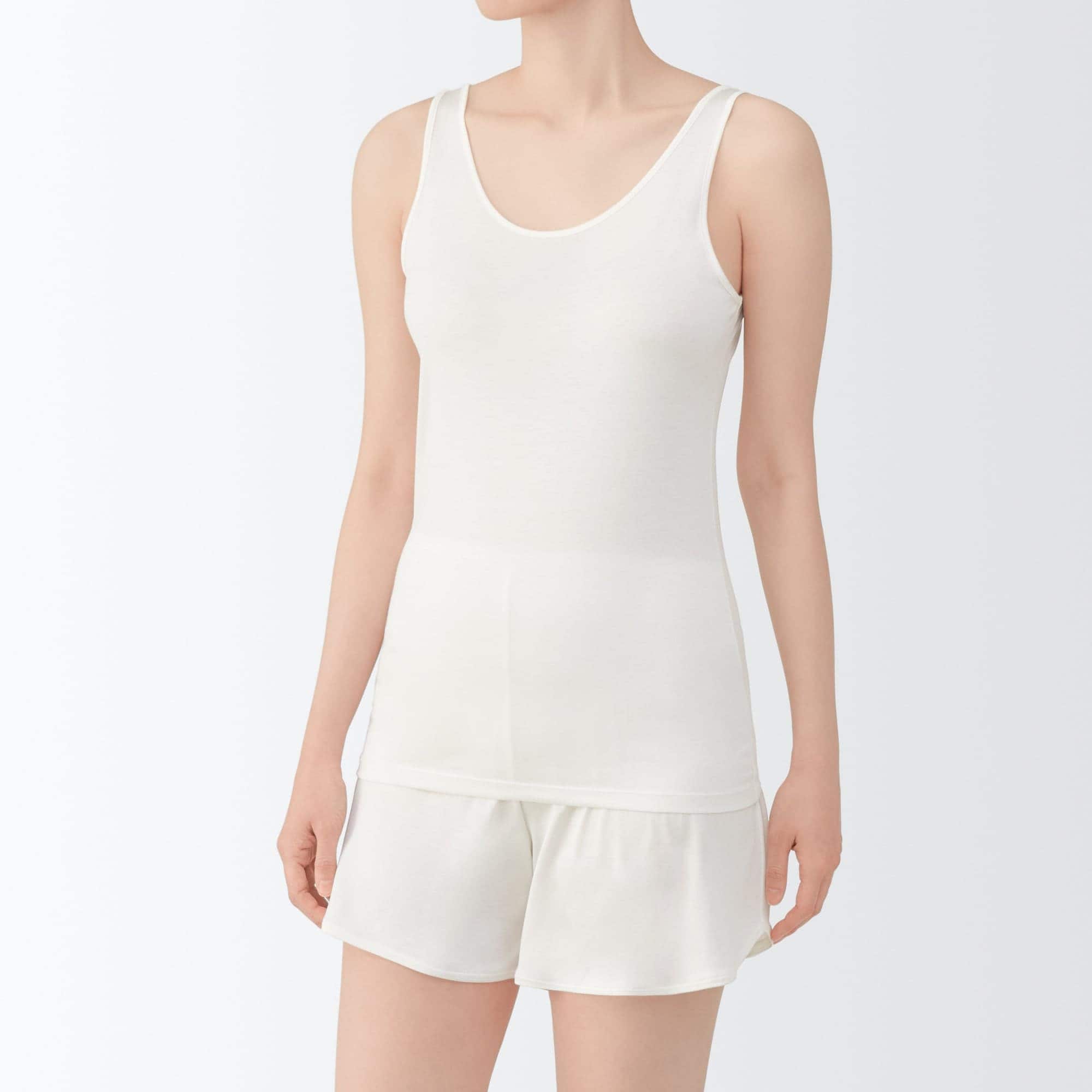 婦人　シルクタンクトップ