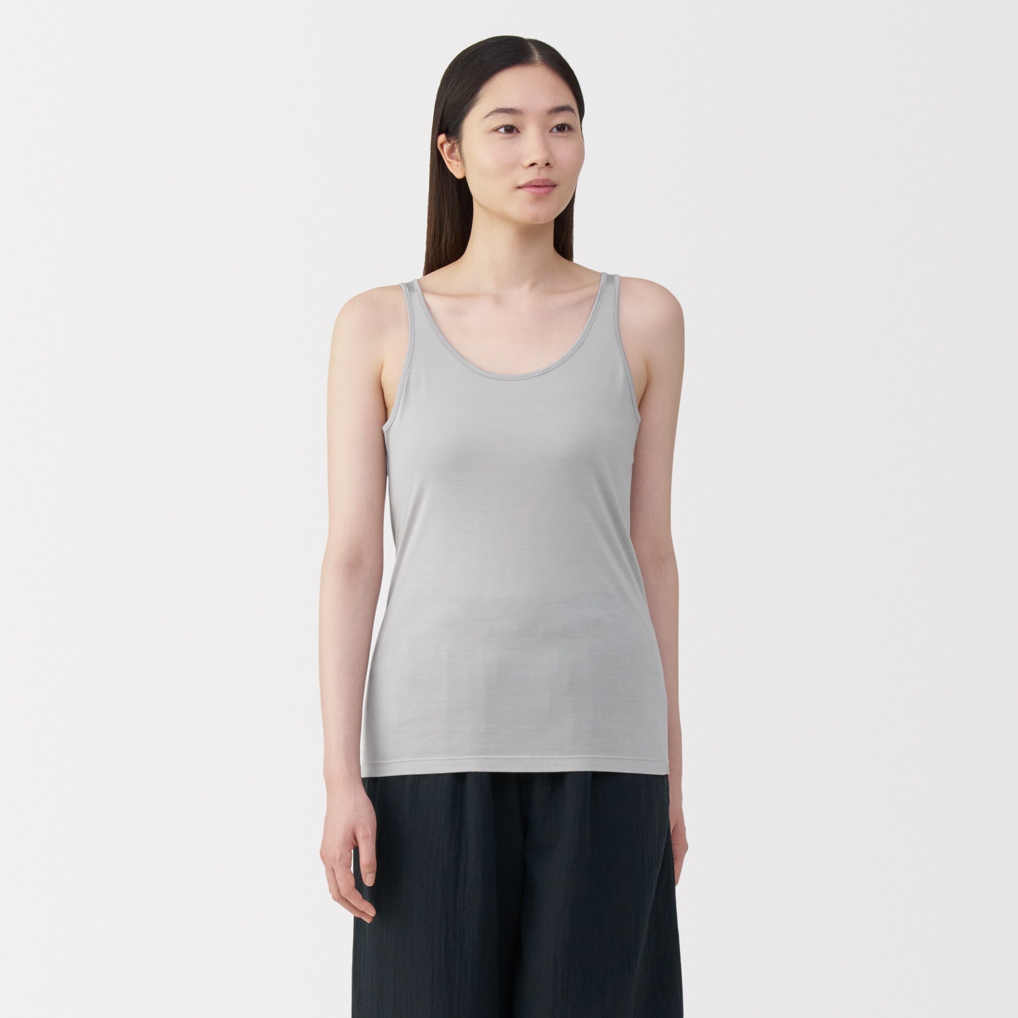婦人　シルクタンクトップ