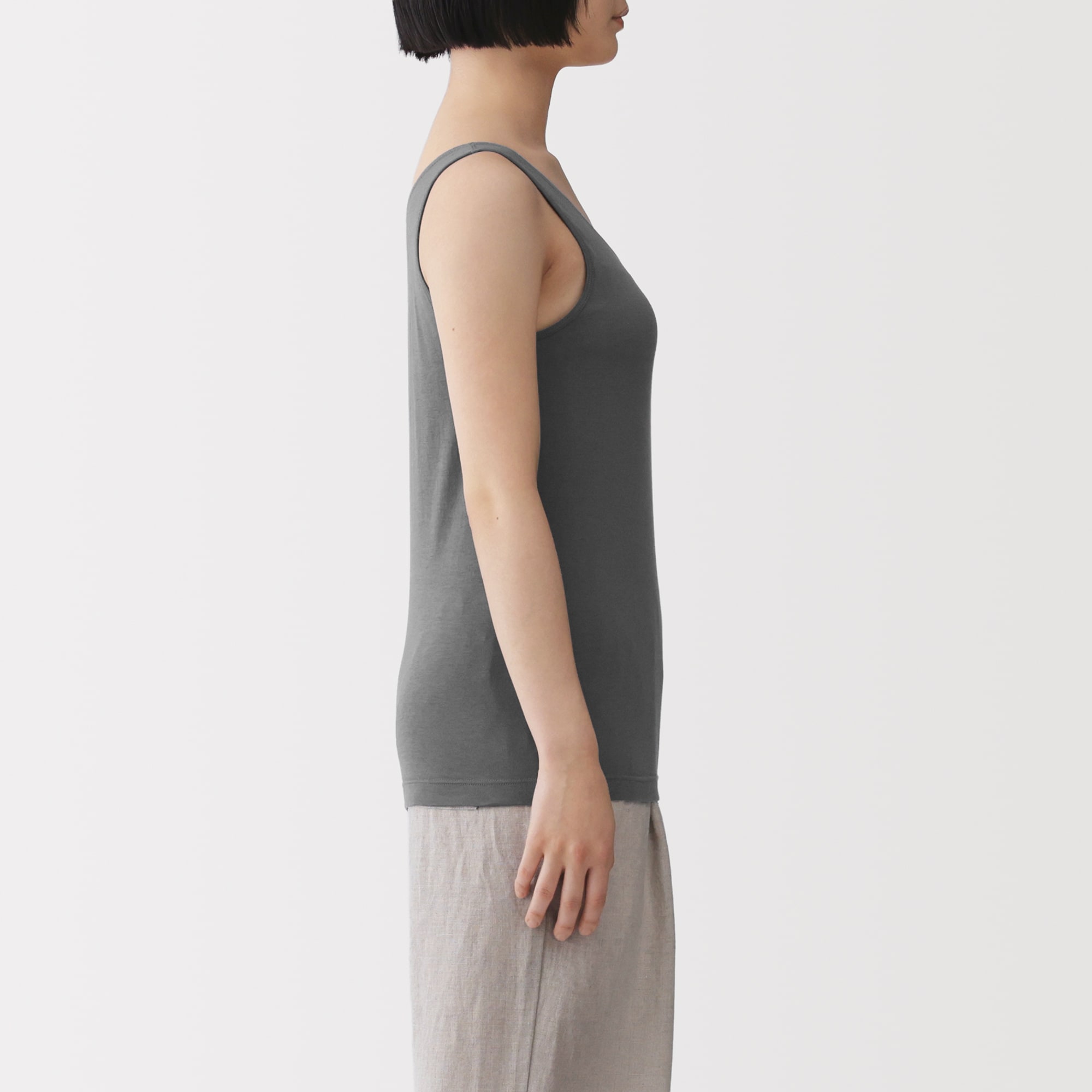 婦人 コットンストレッチブラタンクトップ | 無印良品