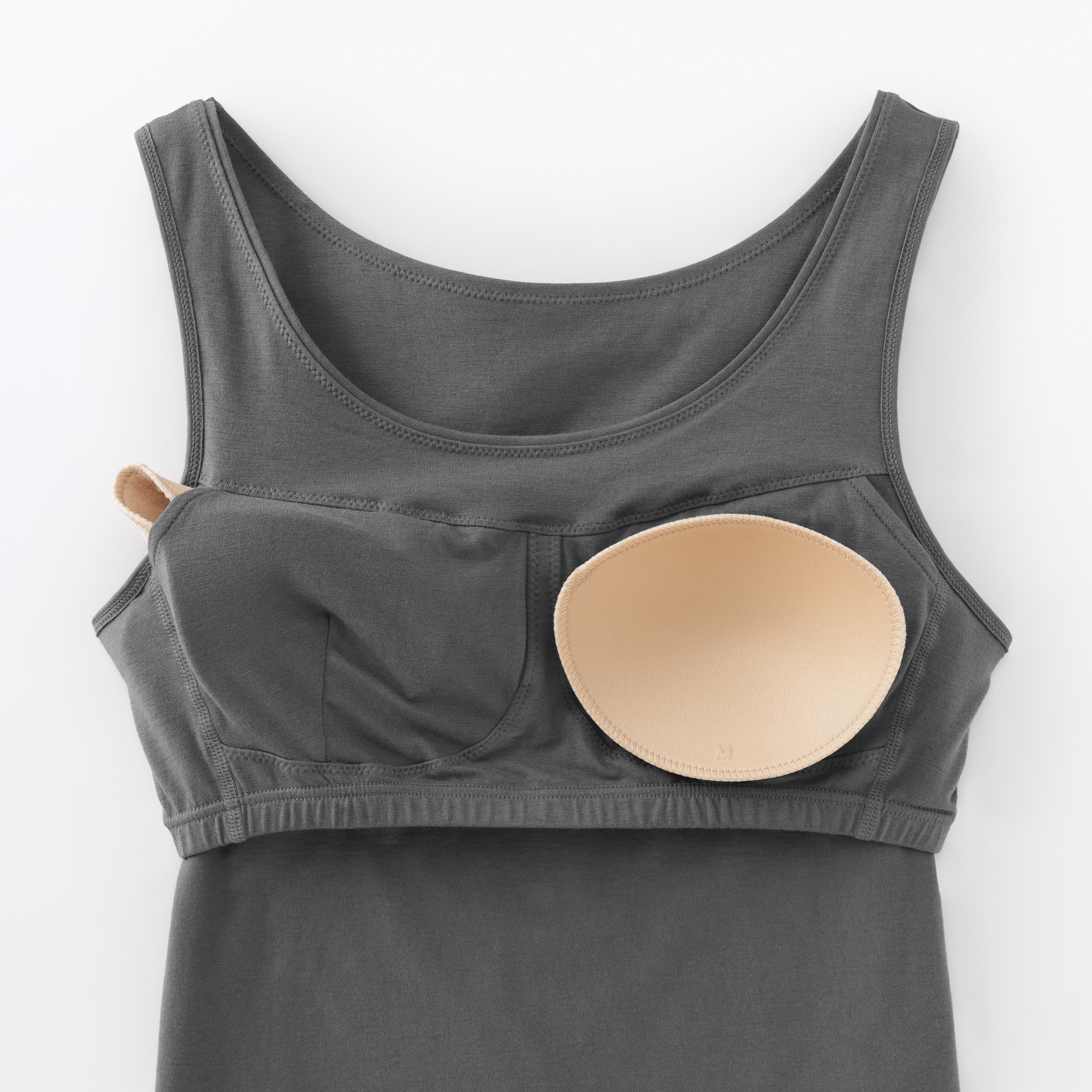 婦人　コットンストレッチブラタンクトップ