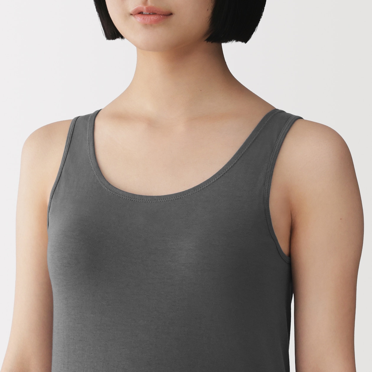 婦人　コットンストレッチブラタンクトップ