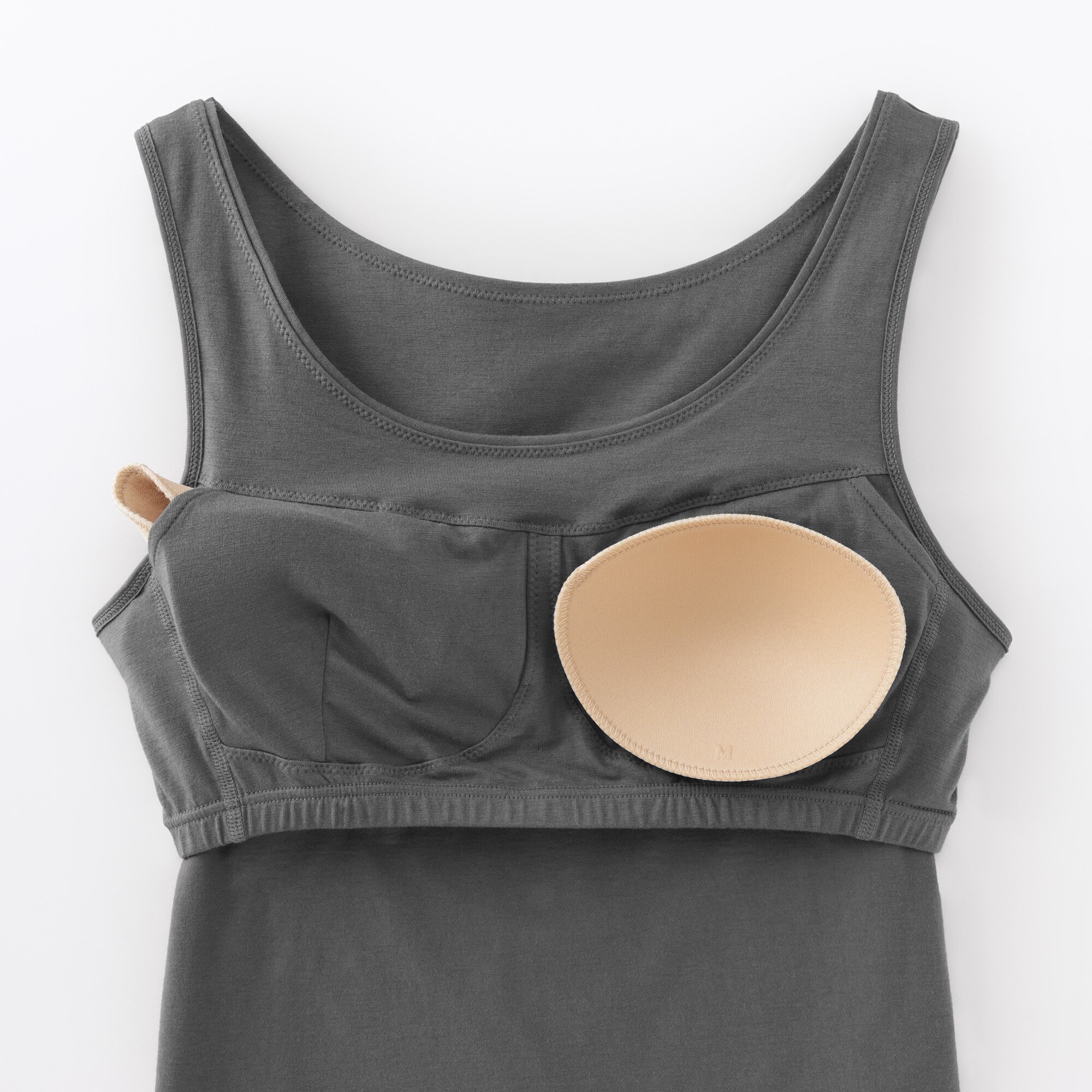 婦人　コットンストレッチブラタンクトップ