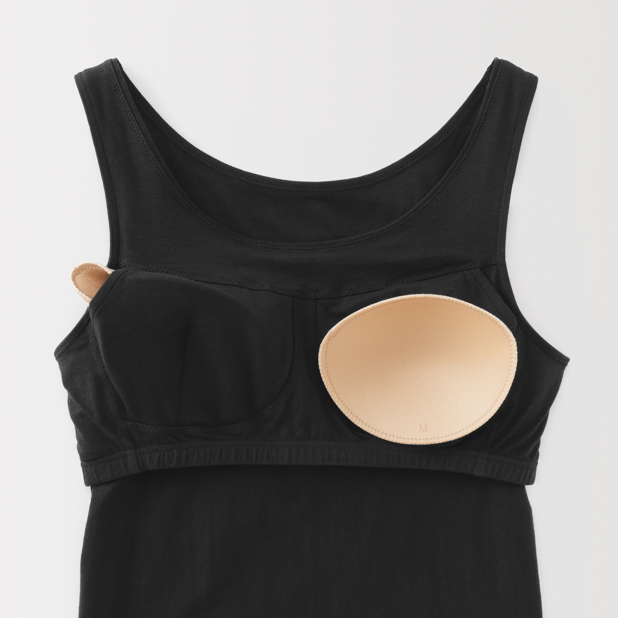 婦人　コットンストレッチブラタンクトップ