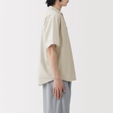 紳士　涼感ヘンリーネック半袖布帛Ｔシャツ