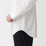 紳士　ノンアイロンセミワイドカラー長袖シャツ