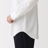 紳士　ノンアイロンセミワイドカラー長袖シャツ