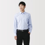 紳士　ノンアイロンセミワイドカラー長袖シャツ