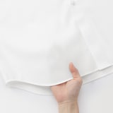 紳士　ノンアイロンセミワイドカラー長袖シャツ