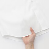 紳士　ノンアイロンセミワイドカラー長袖シャツ