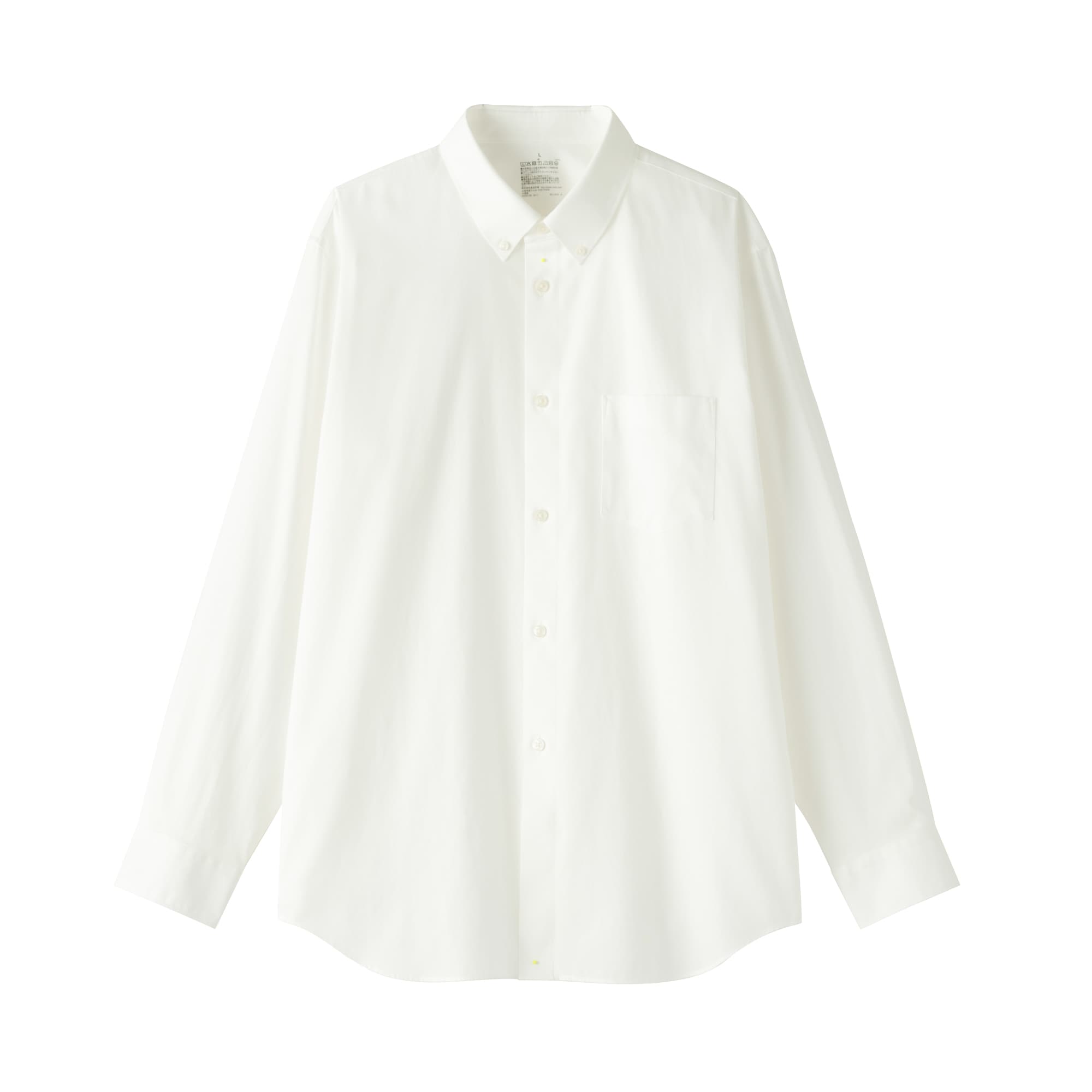 紳士　ノンアイロンボタンダウン長袖シャツ