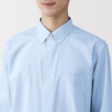 紳士　ノンアイロンボタンダウン長袖シャツ