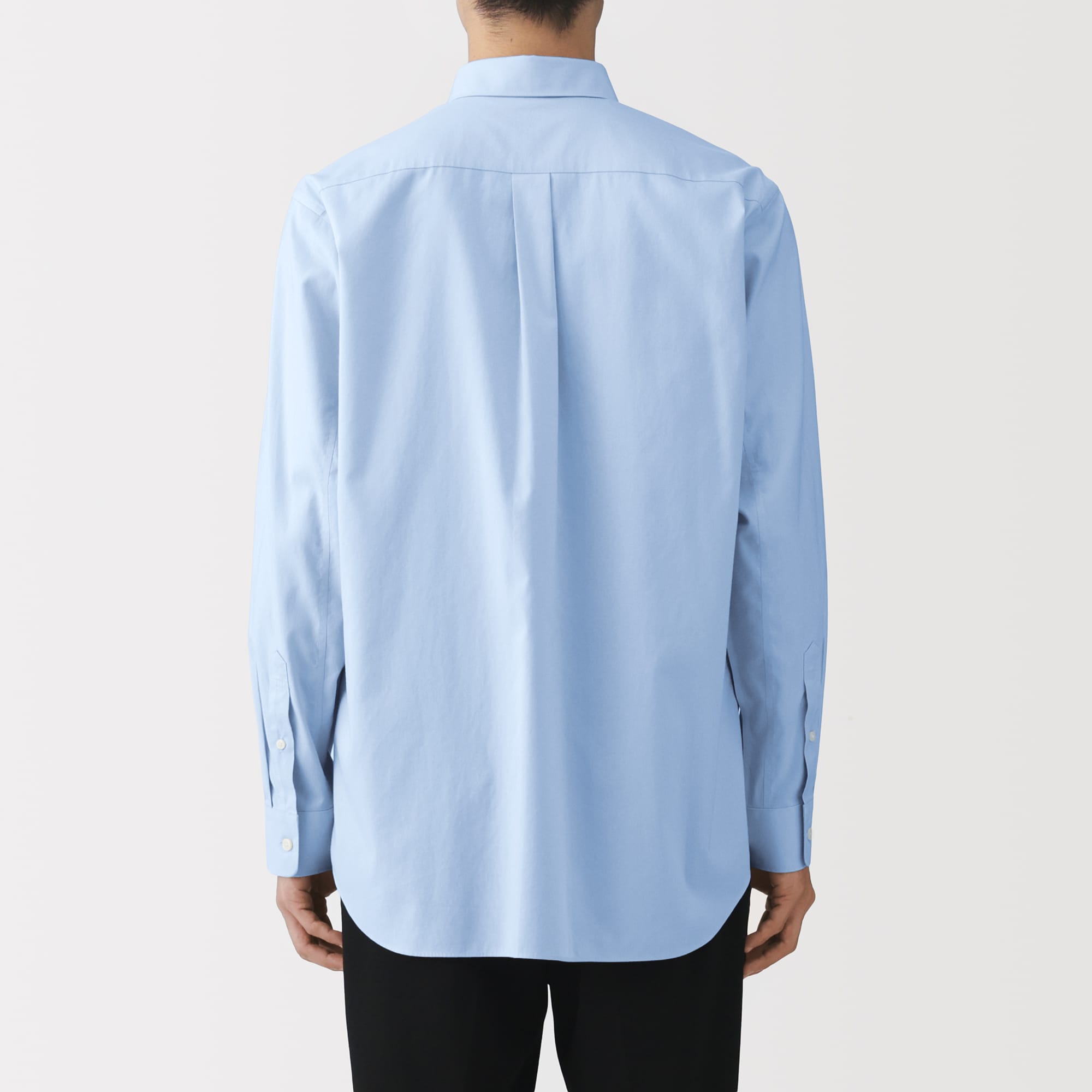 紳士　ノンアイロンボタンダウン長袖シャツ