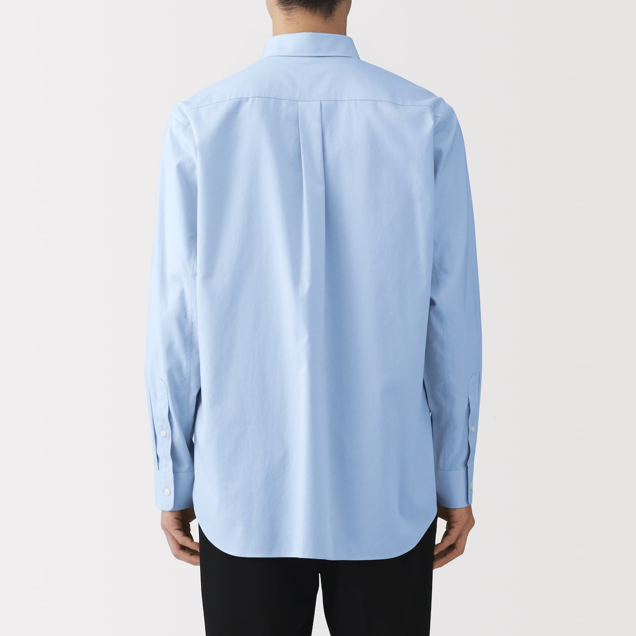 紳士　ノンアイロンボタンダウン長袖シャツ