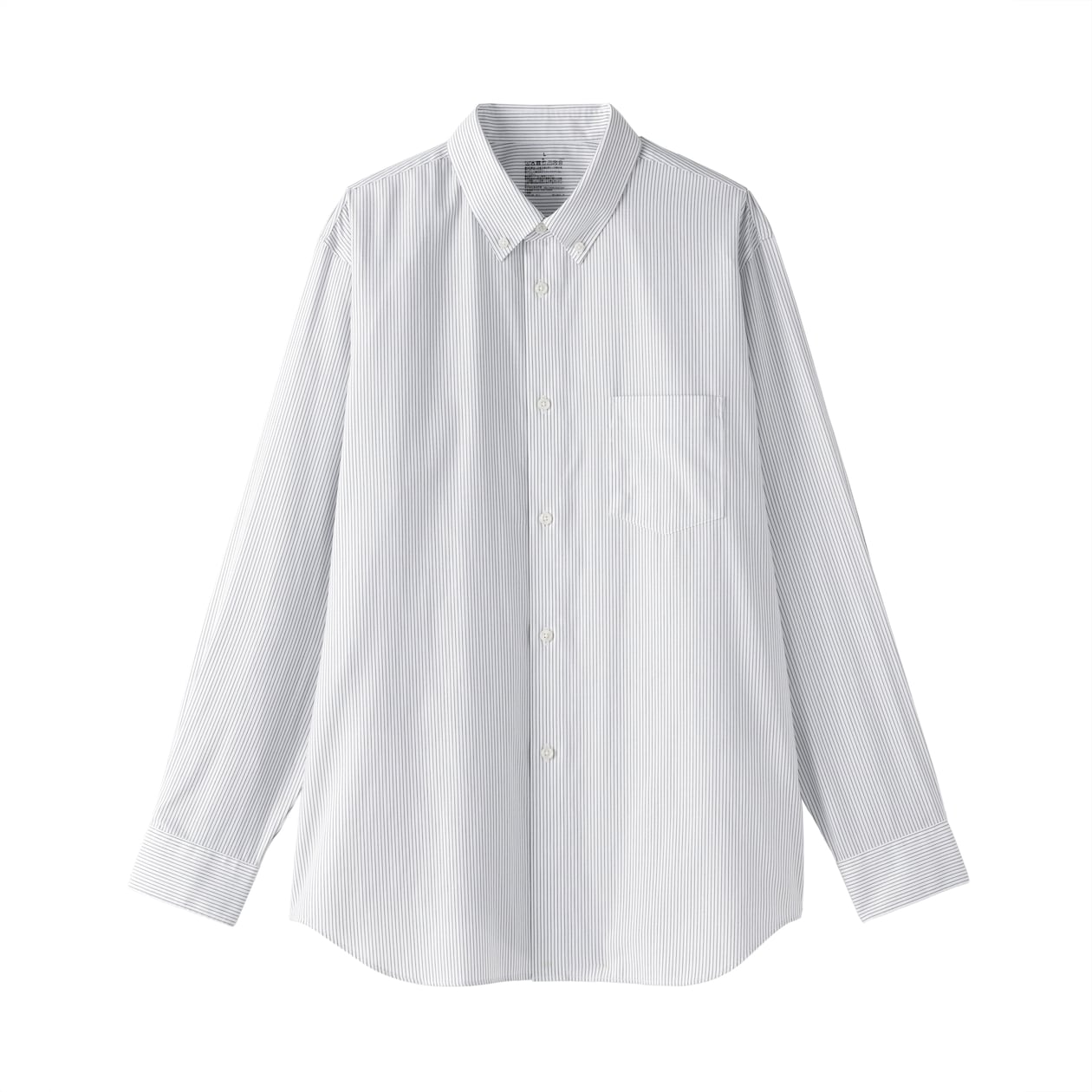 紳士　ノンアイロンボタンダウン長袖シャツ