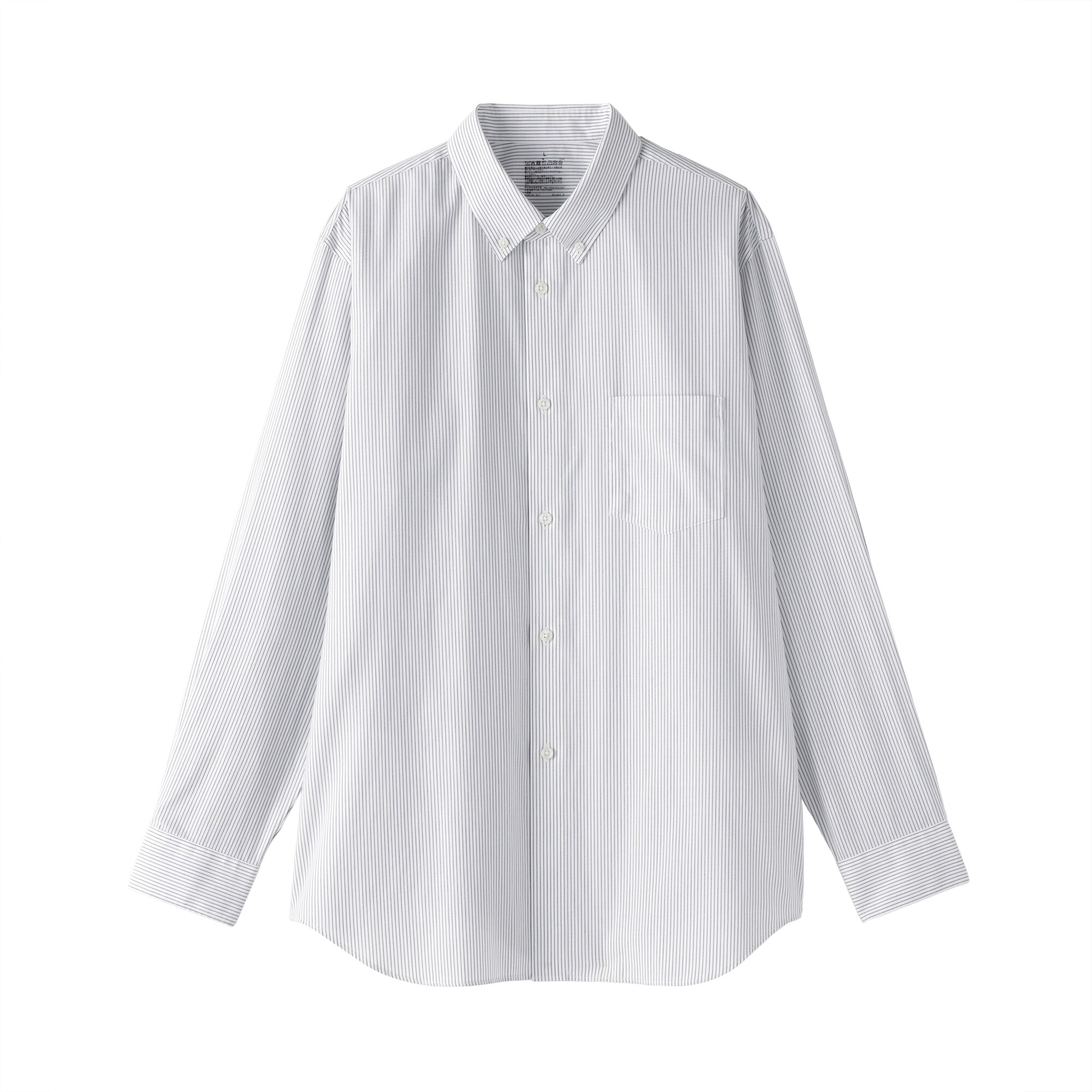 紳士　ノンアイロンボタンダウン長袖シャツ