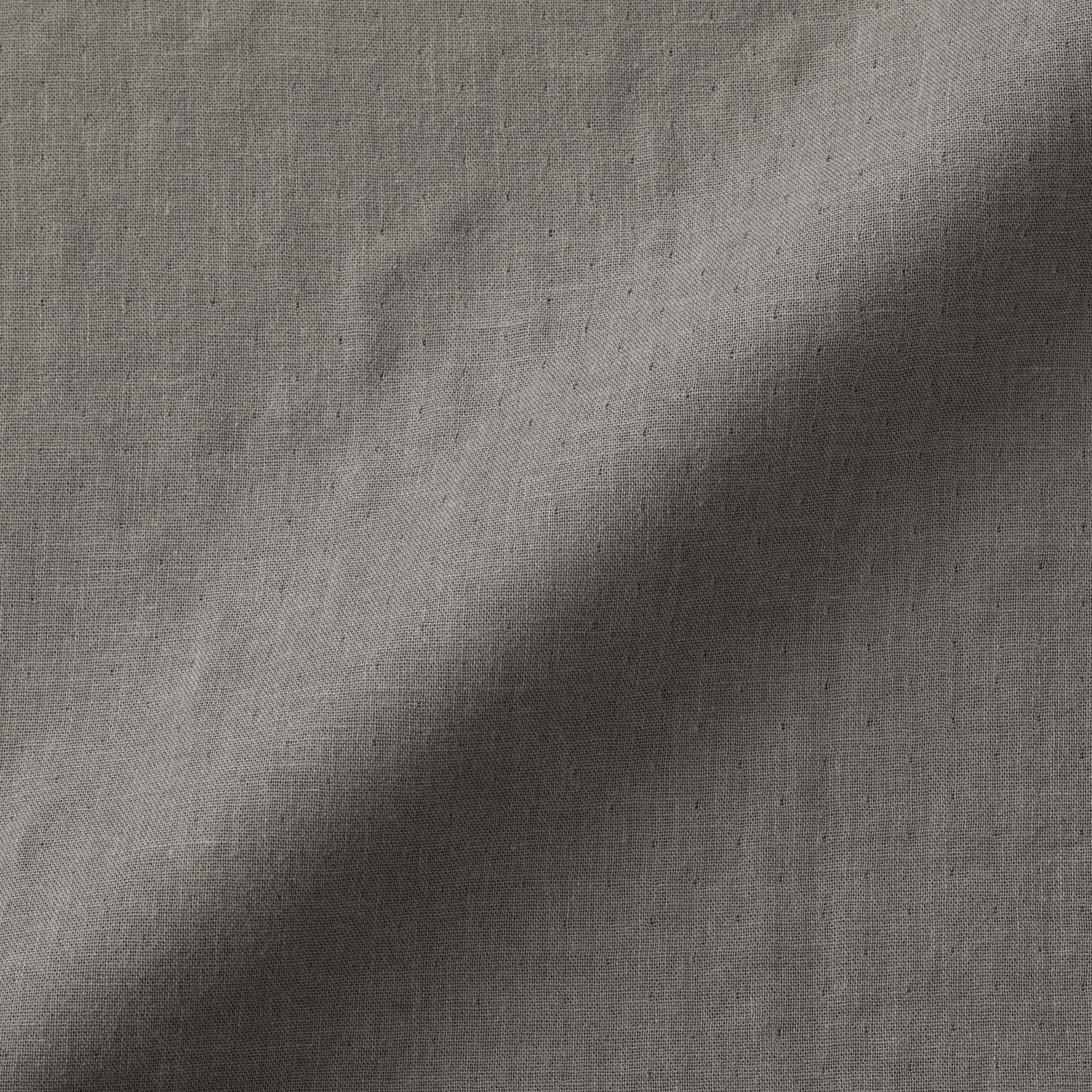 紳士　カポック混二重ガーゼスタンドカラー長袖シャツ（ＯＳ）