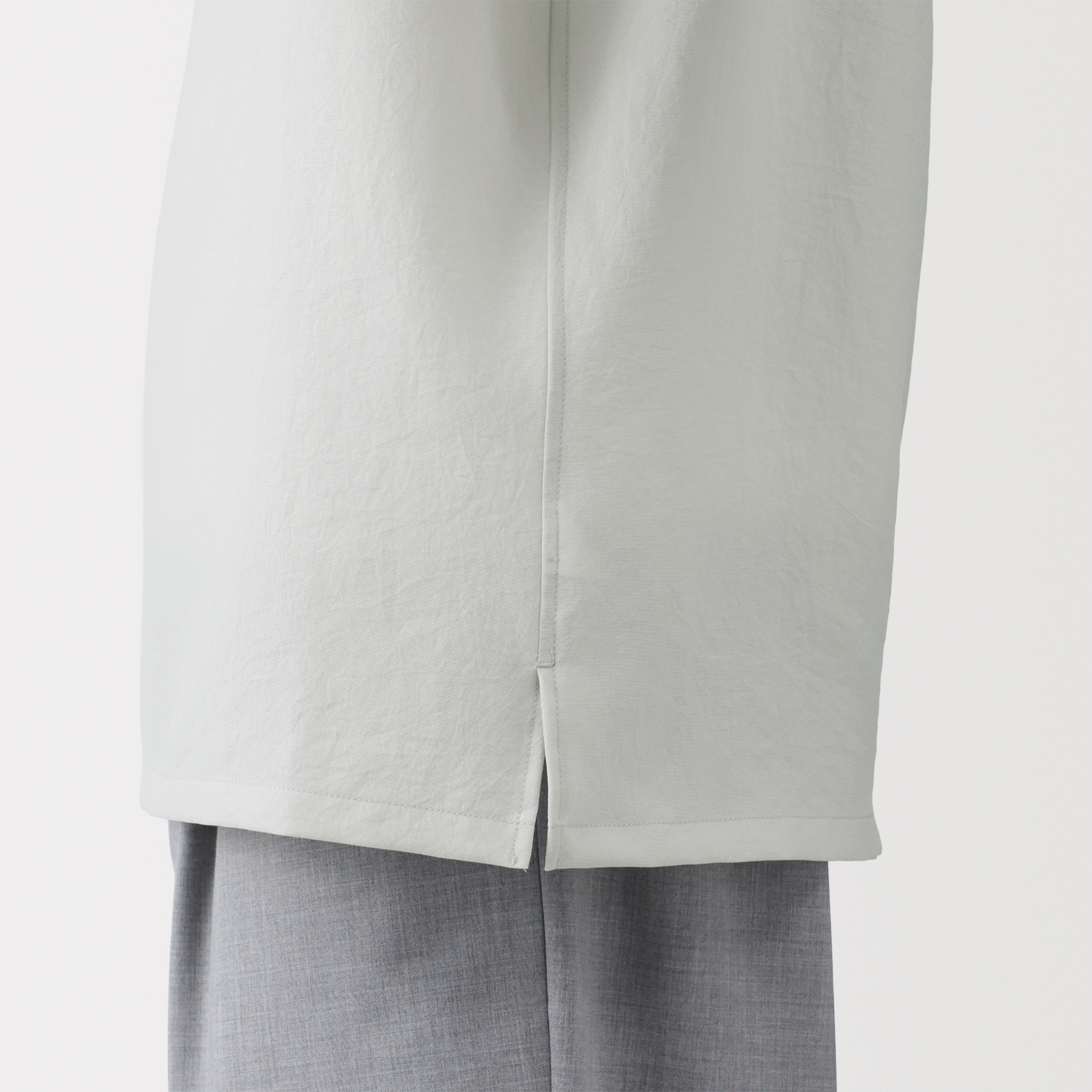 紳士　風を通す半袖シャツ