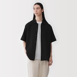 紳士　風を通す半袖シャツ