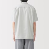 紳士　風を通す半袖シャツ