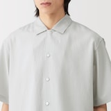 紳士　風を通す半袖シャツ