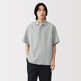 紳士　風を通す半袖シャツ