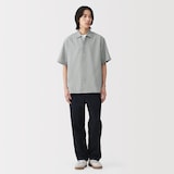 紳士　風を通す半袖シャツ