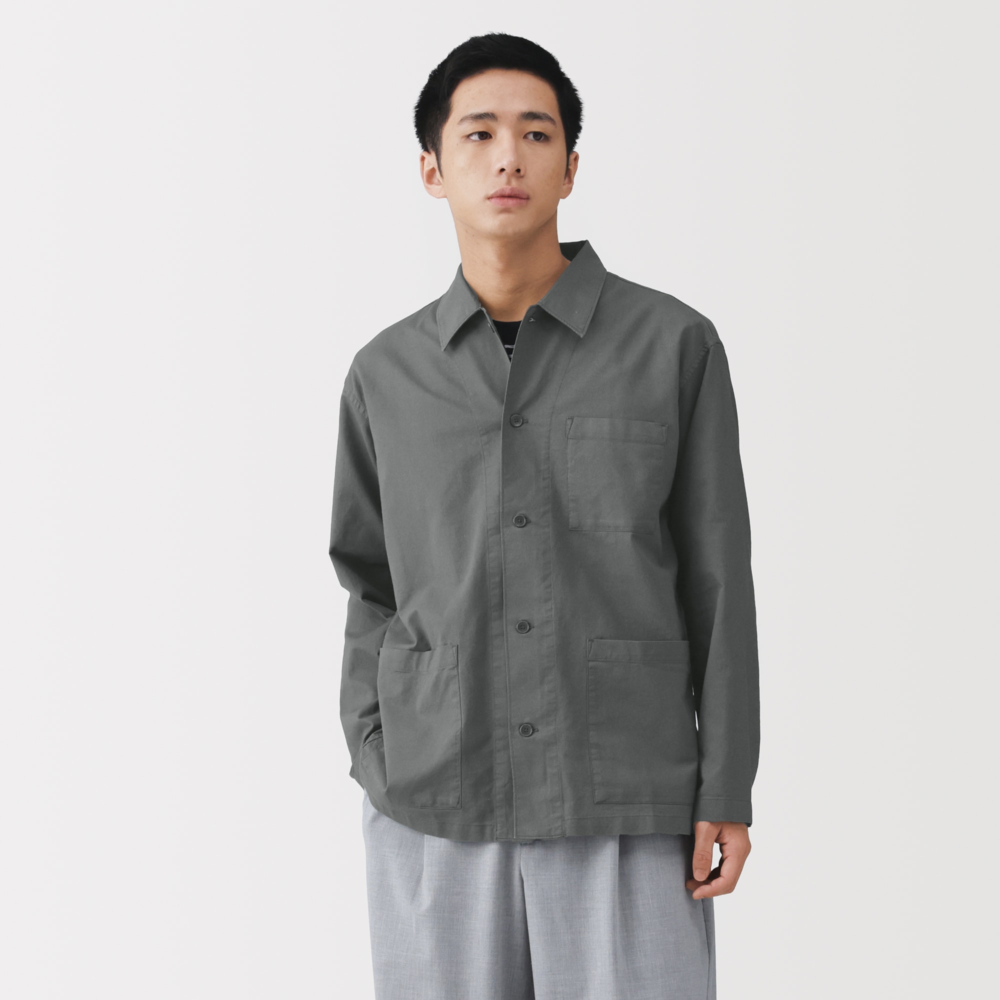 紳士　涼感シャツジャケット