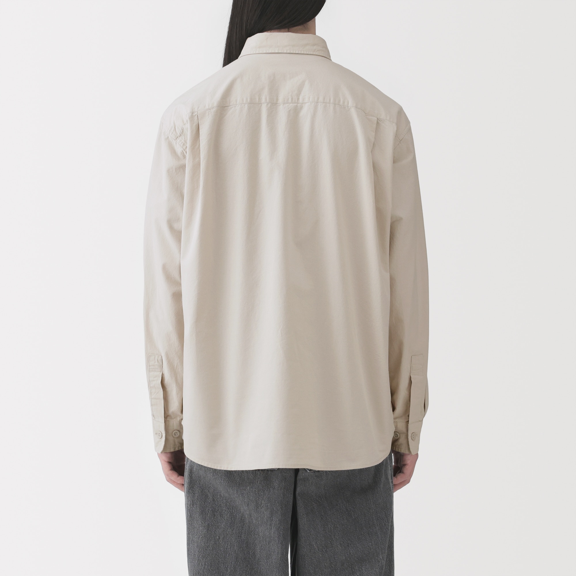 紳士 洗いざらしブロードオーバーシャツ | 無印良品