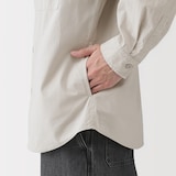 紳士　洗いざらしブロードオーバーシャツ