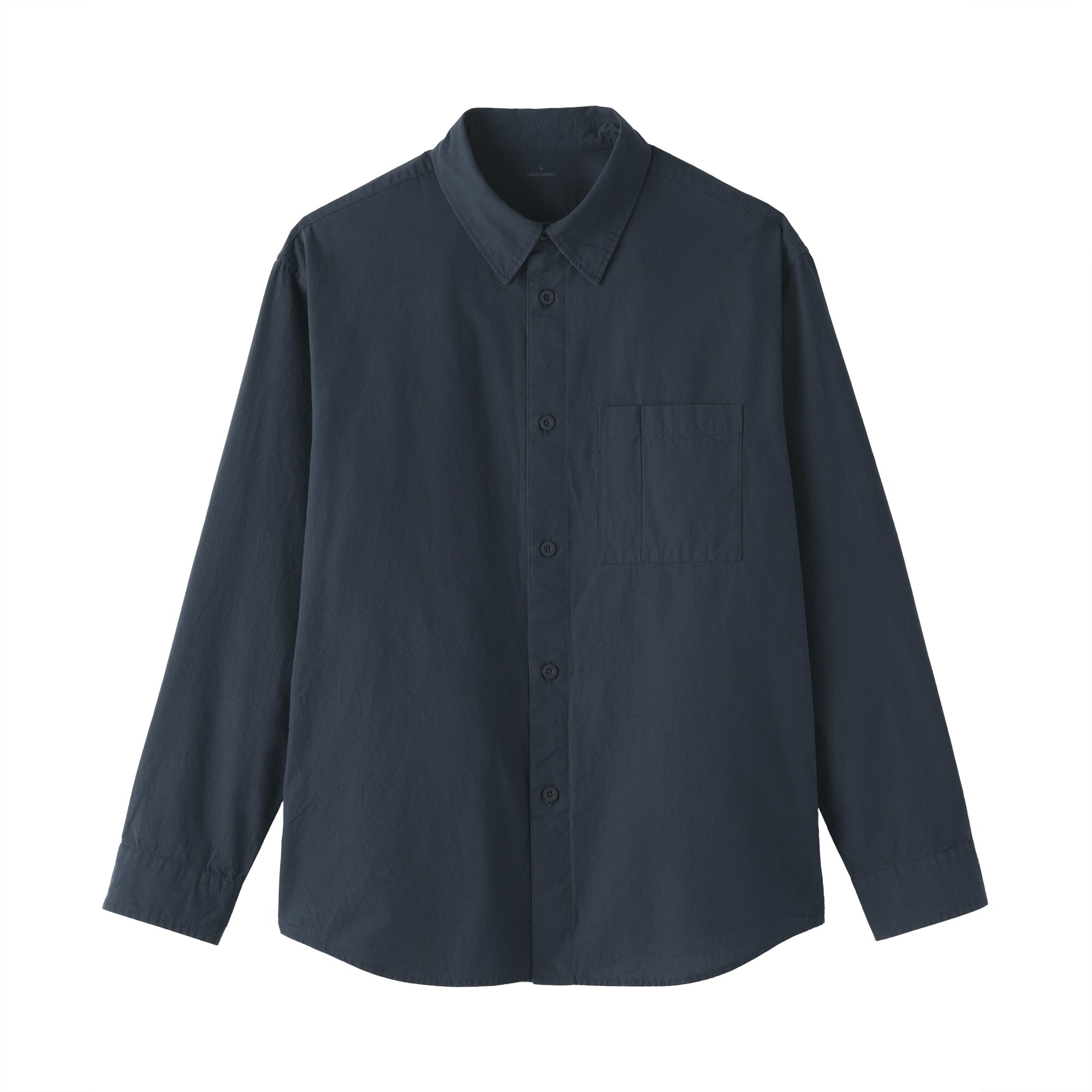 紳士　洗いざらしブロードオーバーシャツ