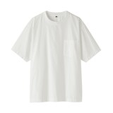 紳士　涼感クルーネック半袖布帛Ｔシャツ