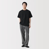 紳士　涼感クルーネック半袖布帛Ｔシャツ