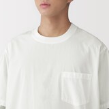 紳士　涼感クルーネック半袖布帛Ｔシャツ