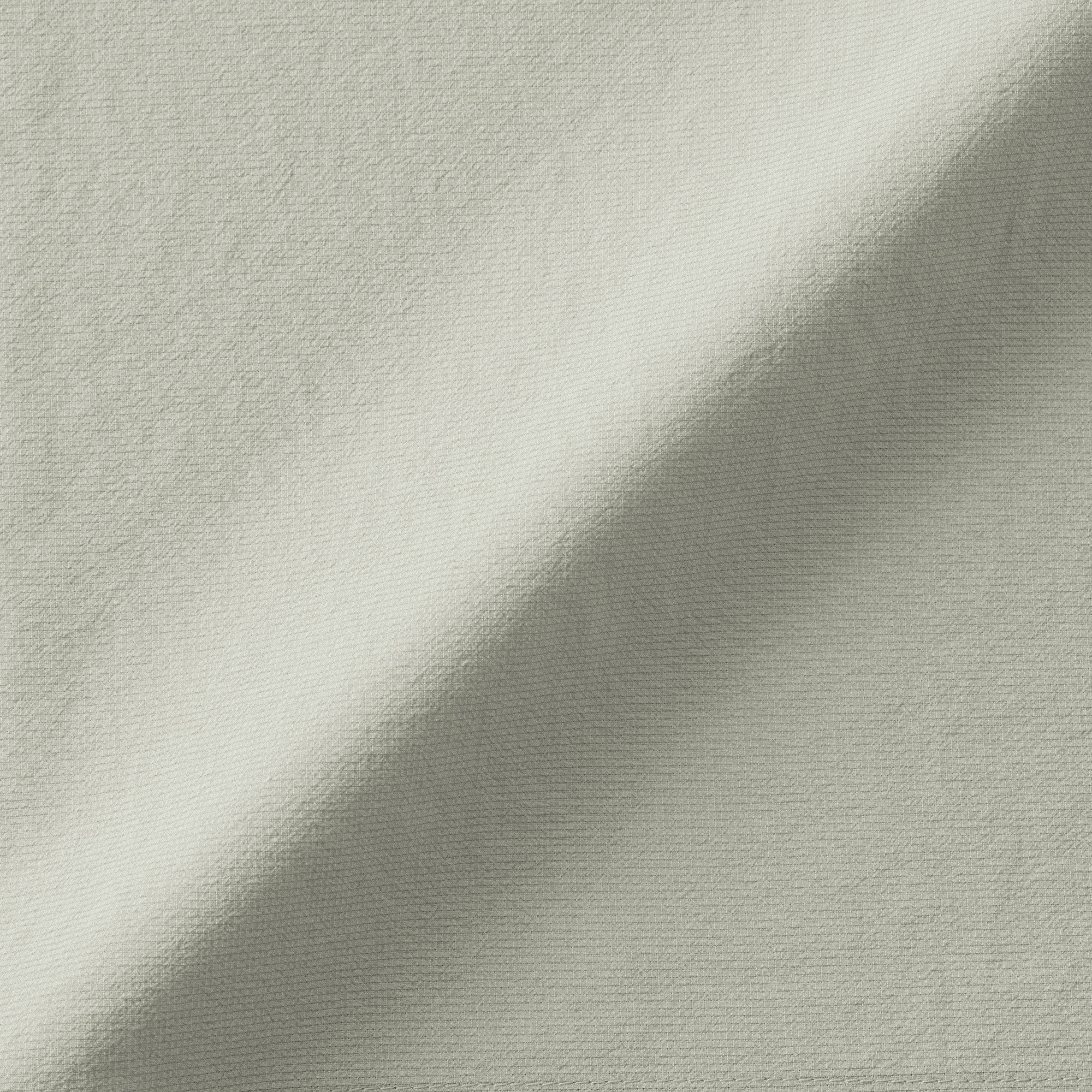 紳士　風を通す半袖布帛ポロシャツ