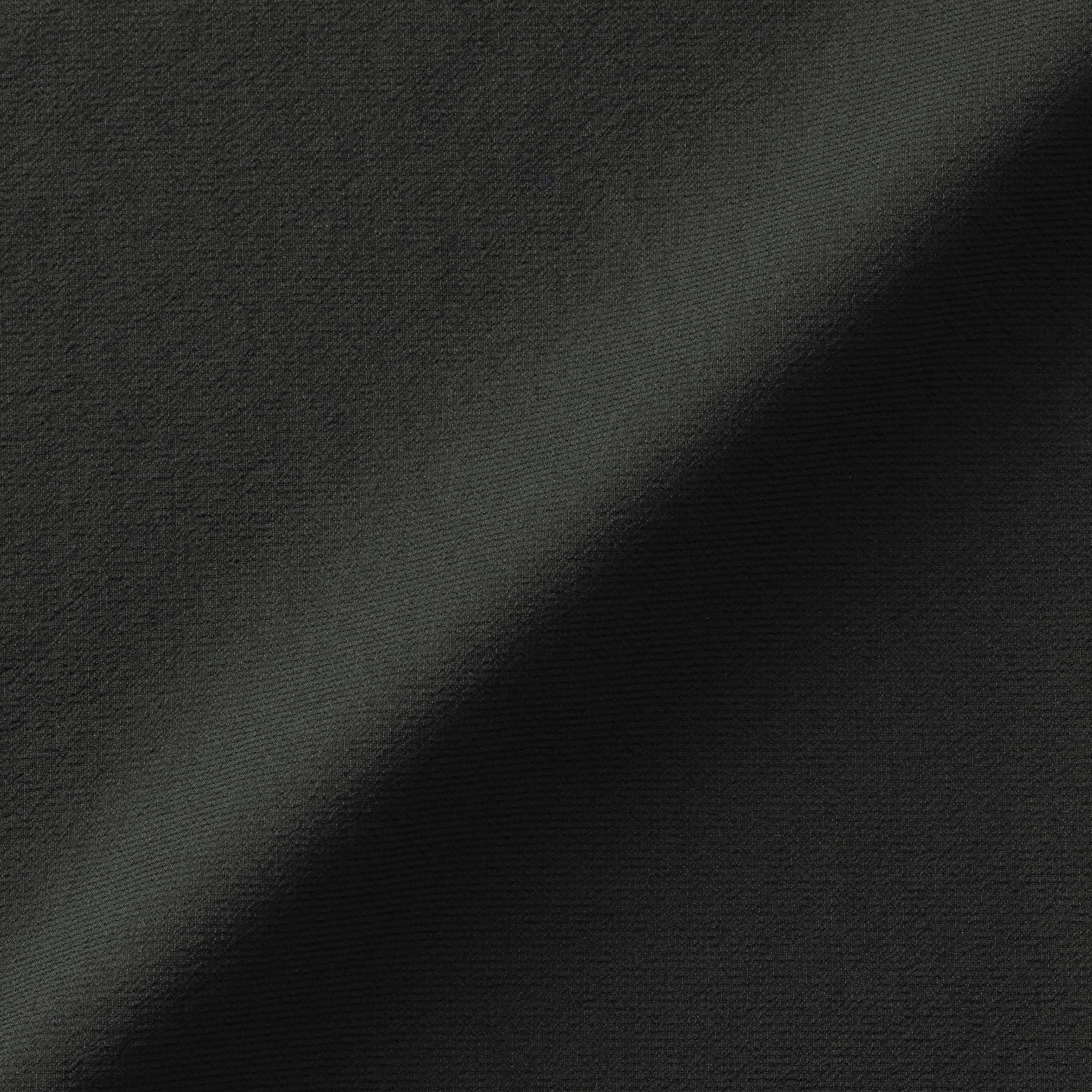 紳士　風を通す半袖布帛ポロシャツ