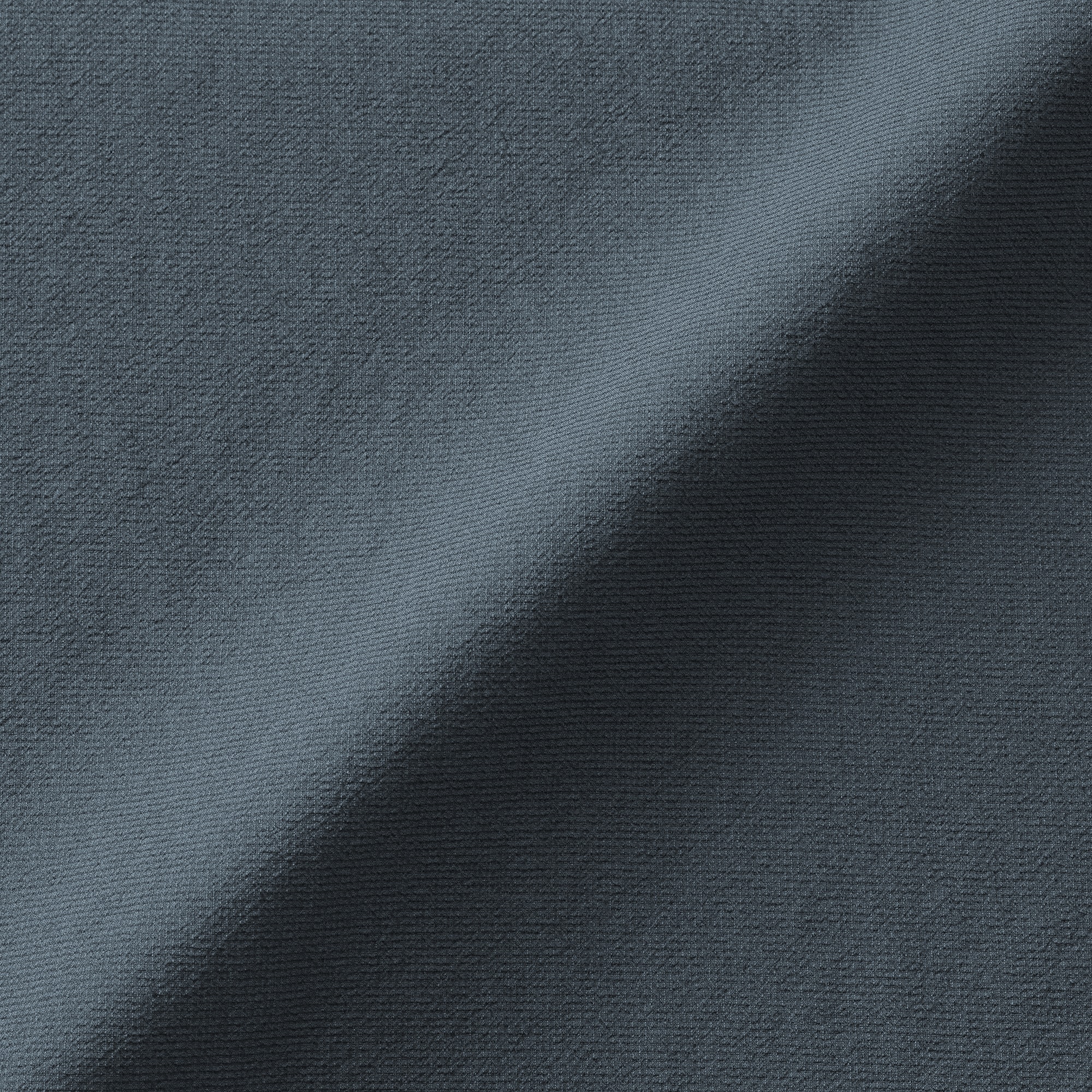 紳士　風を通す半袖布帛ポロシャツ