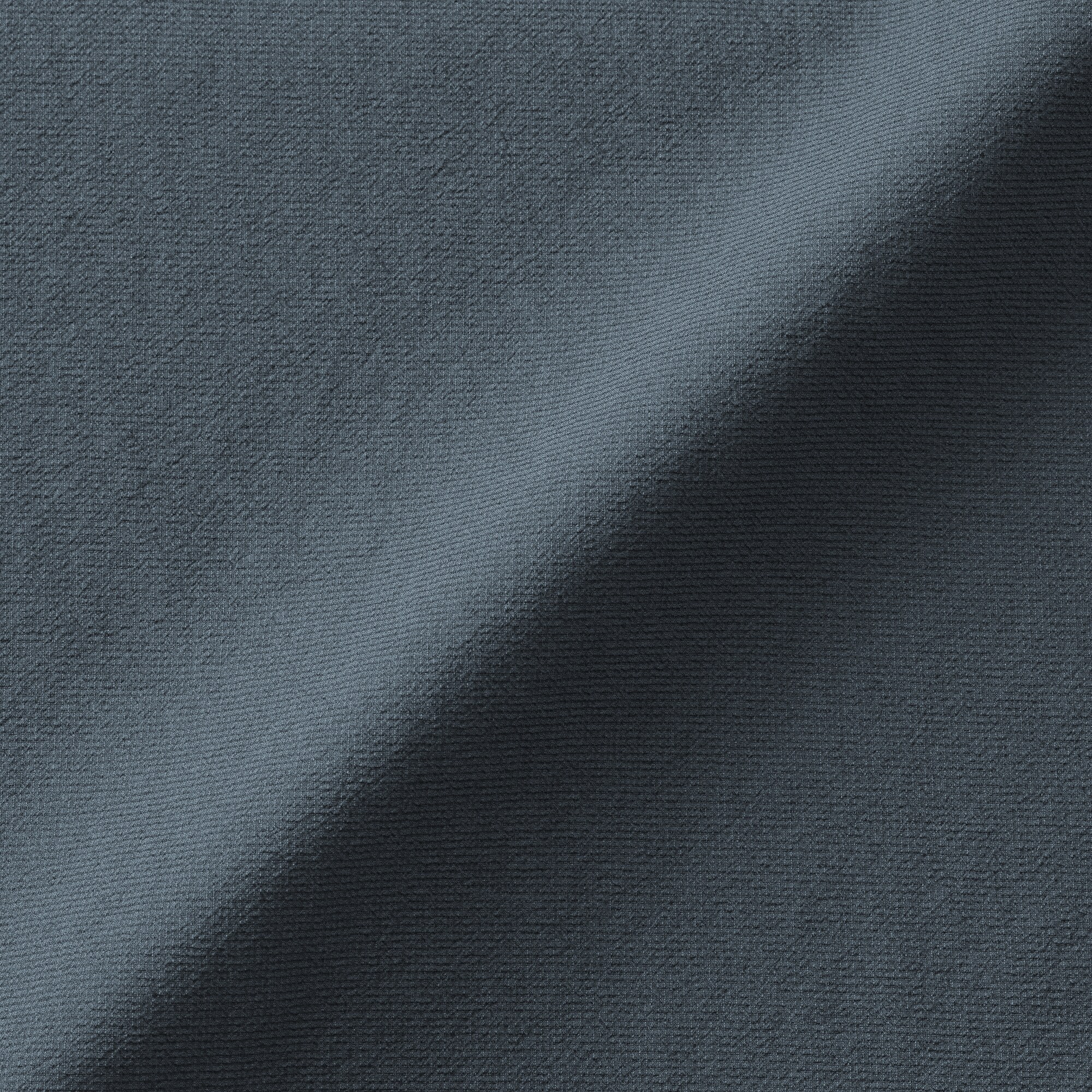 紳士　風を通す半袖布帛ポロシャツ