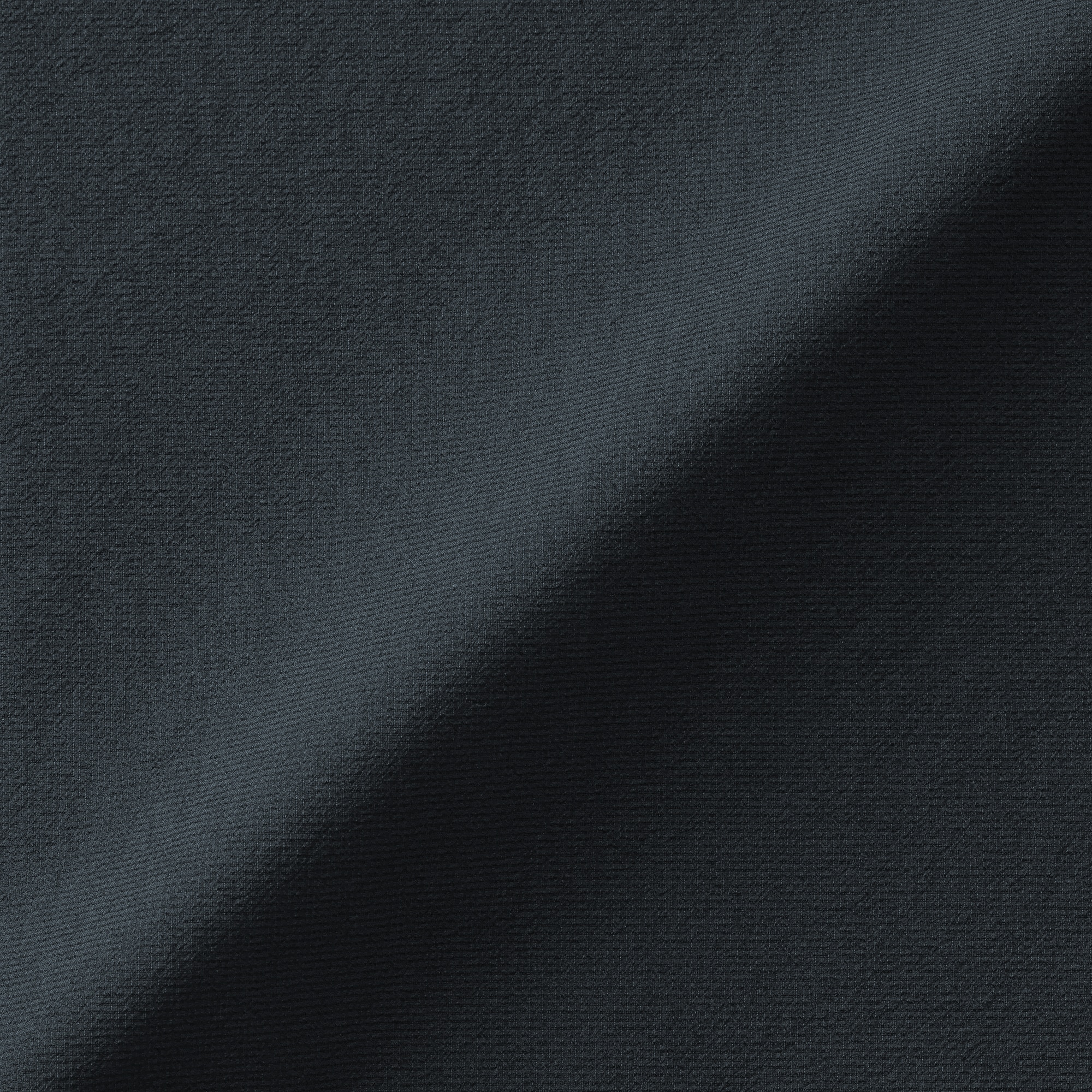 紳士　風を通す半袖布帛ポロシャツ