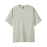 紳士　風を通す半袖布帛Ｔシャツ